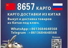КАРГО 8657 выкуп и  доставка  из  Китая .
