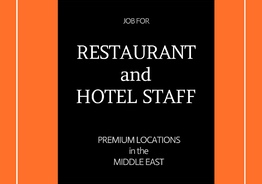We are looking for Waiters in Kuwait