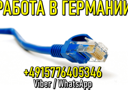 Работа в Германии. Прокладка интернет кабеля. 