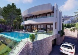 Недвижимость в Испании, Новая вилла с видами на море от застройщика в Морайра,Коста Бланка,Испания