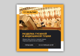 Разделка гусиной и индюшиной тушки. Работа в Польше