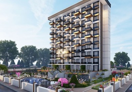Новые квартиры в городе Газипаша, район Пазарджи, цена: 136 000 € - 261 000 €